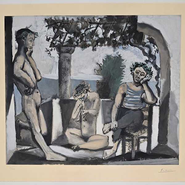 Bacchanale (faunes de l'été) by Pablo Picasso, Image 2.