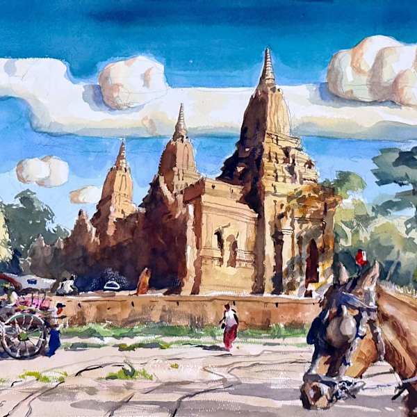 ဘုရားသုံးဆူ by ARKAR MYO, Image 1.