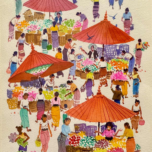 Market (2020) by Maung Thiha, Image 8.