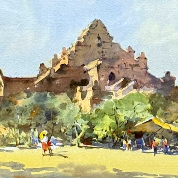 Dhammayan Gyi, Bagan (2020) by Aye Min, Image 3.