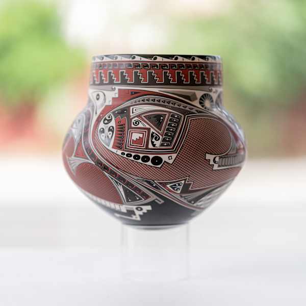 Large Classic Style Pottery by Fabian Ortiz, Image 1.