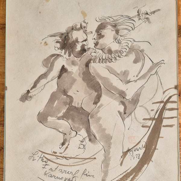 Entwurf für Karneval in Venedig by . Angerer der Jüngere, Image 3.
