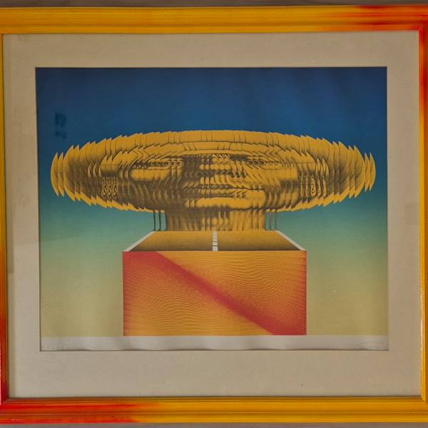 Adam warum zitterst du? by Rudolf Hausner, Image 3.
