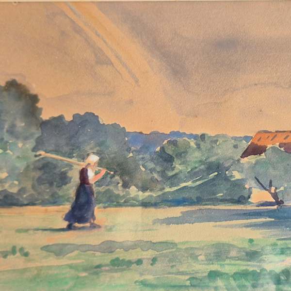 Bäuerin auf dem Feld by H. Gleichen-Russwurm, Image 4.