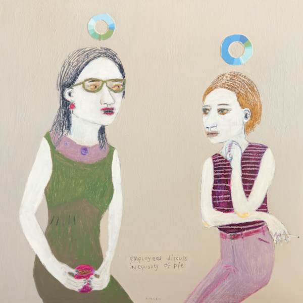 Employees Discuss Equality of Pie by Jill Emery, Image 3.