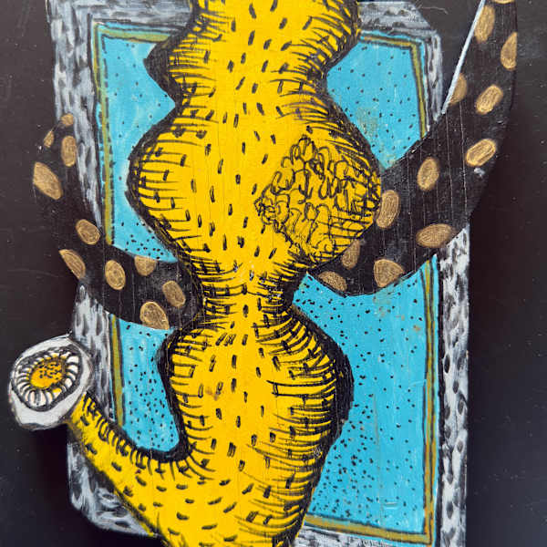 Untitled (yellow and black) by Karen Snouffer, Image 1.