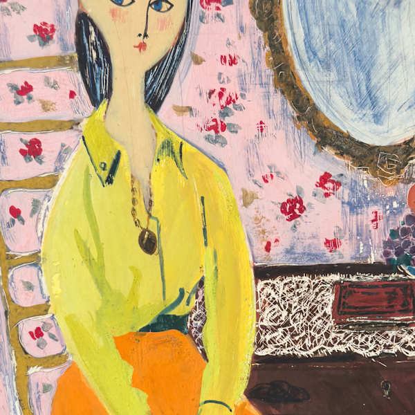 Woman With Mirror by Betty Blakeslee, Image 1.