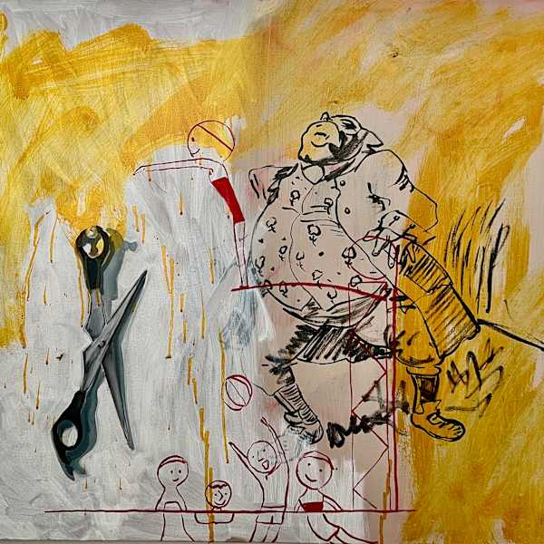 "Diver and Scissors" by Jason Starkie, Image 1.