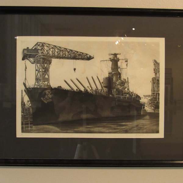Battleship by John Taylor Arms, Image 1.