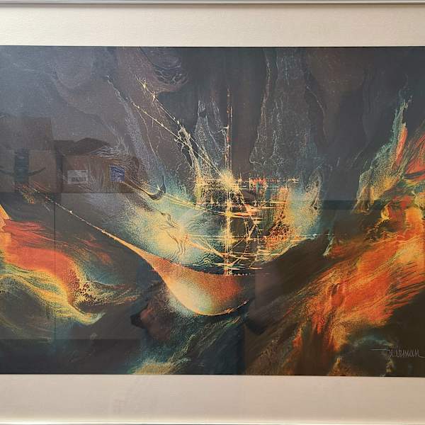 Le Bateau Phanome (Abstract) by Leonardo Nierman, Image 1.