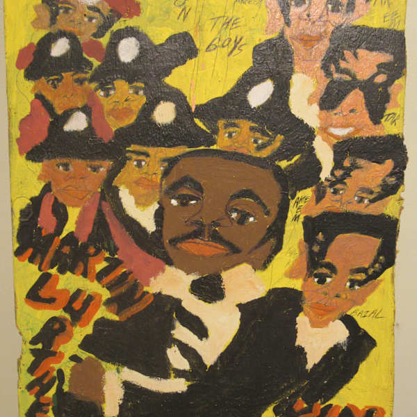 Martin Luther King, Jr. and the Boys by Chuckie Williams, Image 1.
