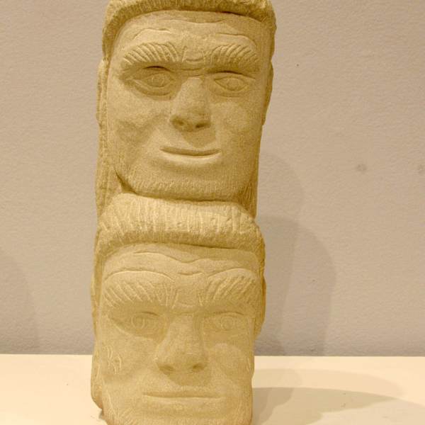 Untitled, Two Heads by Tim Lewis, Image 1.