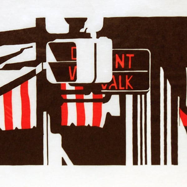 Don't Walk (Edition of 120) by Robert Cottingham, Image 1.
