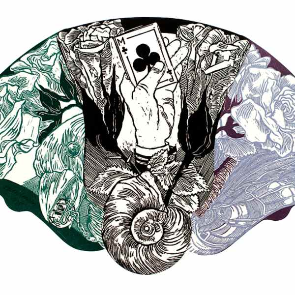 Madison Fan (Edition of 100) by Ellen Lanyon, Image 1.