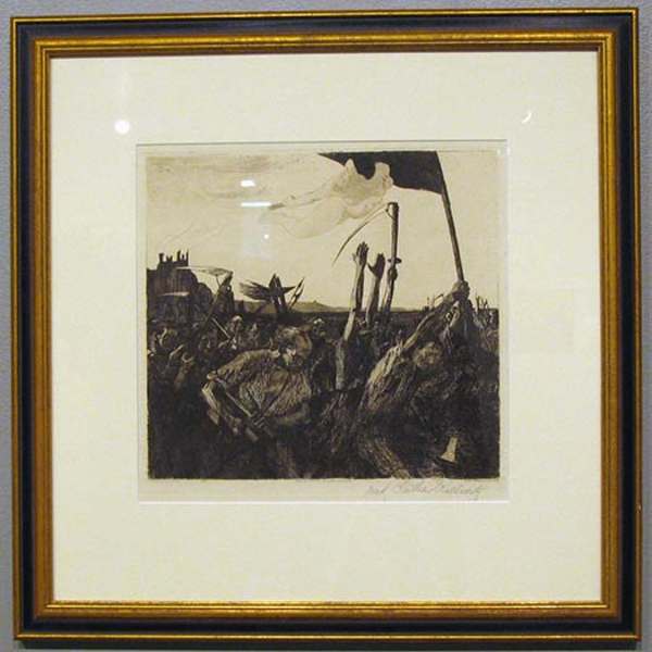 Aufruhr (The Uprising) by Kathe Kollwitz, Image 1.