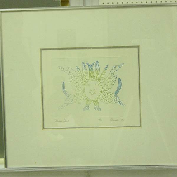 Flower Spirit, 39/50 by Pitseolak Ashoona, Image 1.