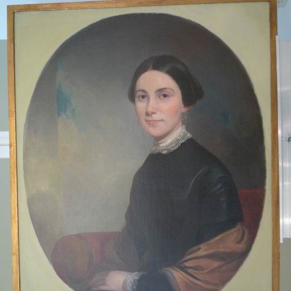 Portrait of Mary Todd Lincoln by Thomas Sully, Image 1.