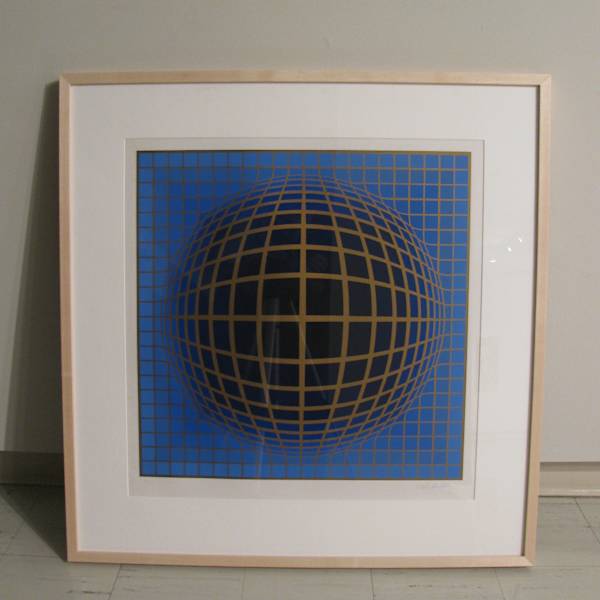 Untitled, 124/150 by Victor Vasserely, Image 1.