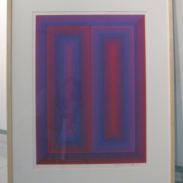 X, 132/200 by Richard Joseph Anuskiewicz, Image 1.