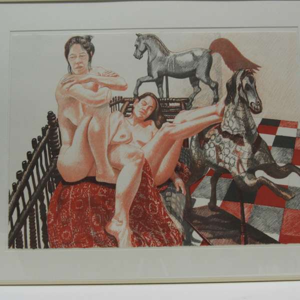 Models and Horses by Philip Pearlstein, Image 1.