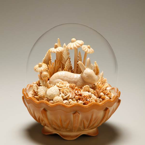 Bunny Resting in Chocolate by Amber Cowan, Image 3.