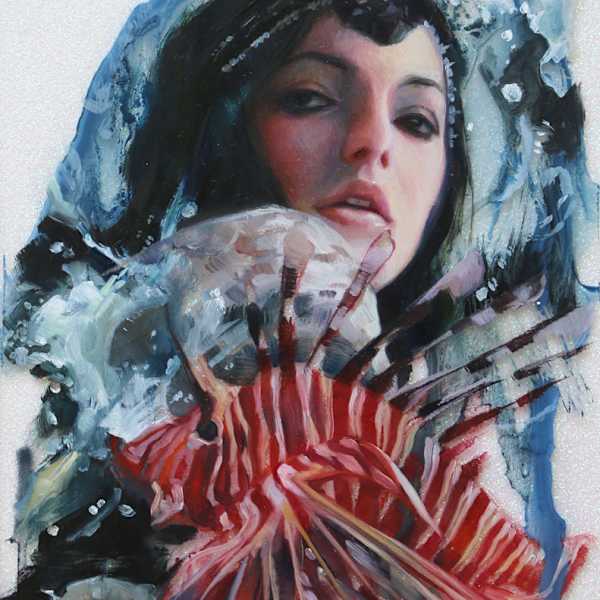 Swept away by the seething waters by Lioba Brückner, Image 1.