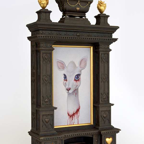 Reliquary of Blood (Framed) - Relic of Blood (Painting) by Garry Buckley, Image 1.