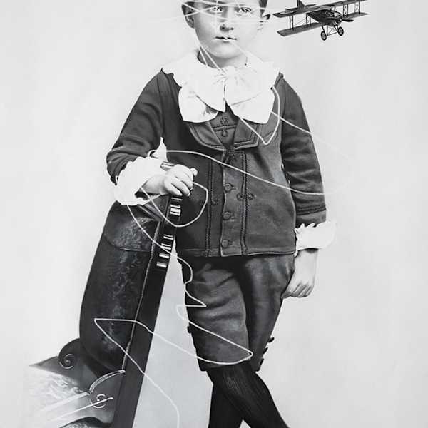 Boy and Aeroplane by Zoé Byland, Image 1.