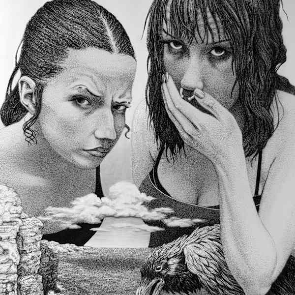 Annabelle Lee & Lenore by Bill Ross, Image 1.