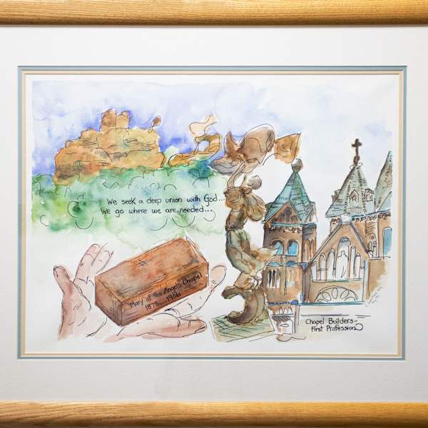 Mary of the Angels Chapel by James Marie Rebe, FSPA, Image 1.