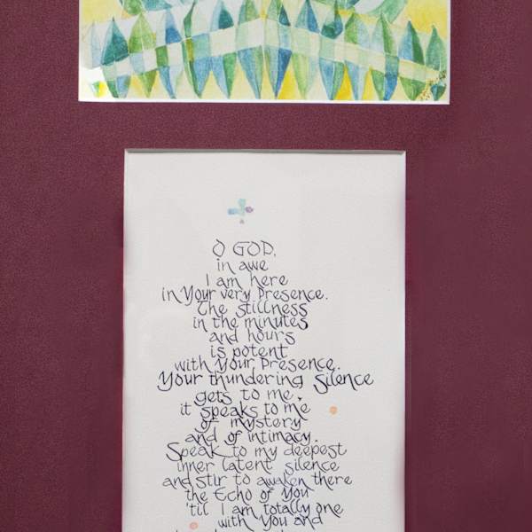 Illuminated Prayer by Donna Weber, FSPA, Image 1.