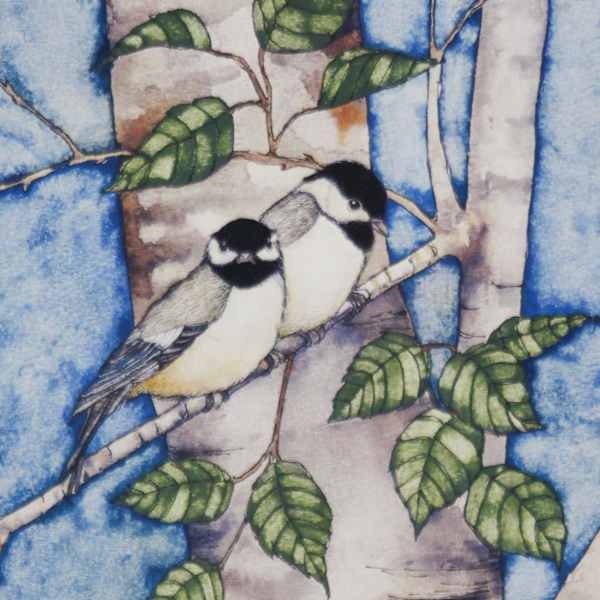Chickadees by Pierce Campbell, Image 1.