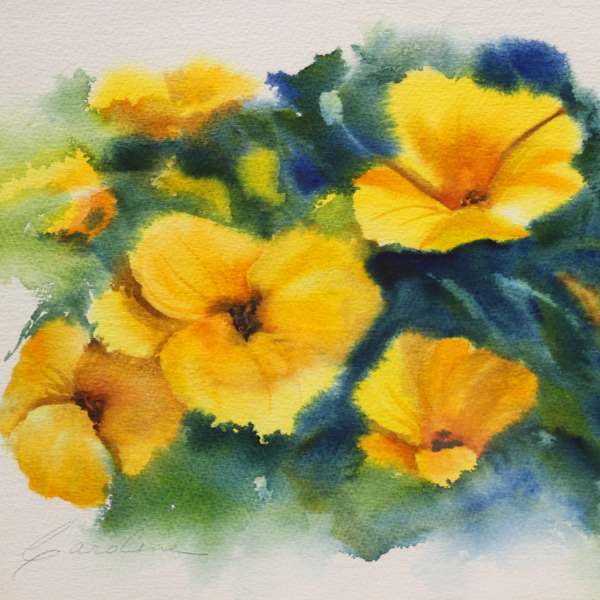 Yellow Poppies by unknown Caroline, Image 1.