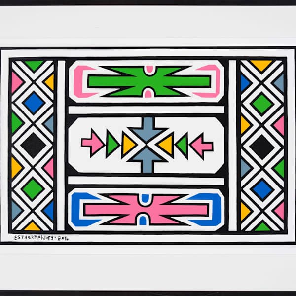 Untitled 2014 by Esther Mahlangu, Image 2.