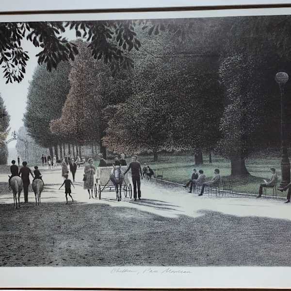 Children, Parc Monceau by Harold Altman, Image 1.