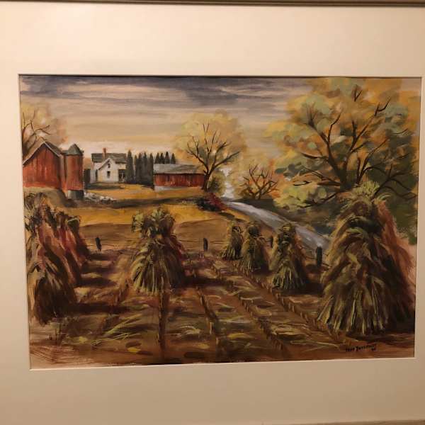 Autumn Farm Scene by Fred Baerwaldt, Image 1.