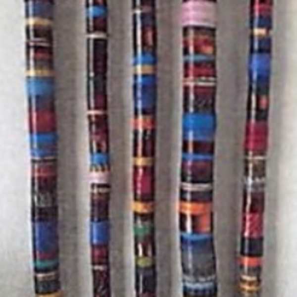 Five Ceremonial Poles by Frank Fleming, Image 1.