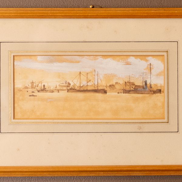 Harbor Scene by Anthony Cooke, Image 1.