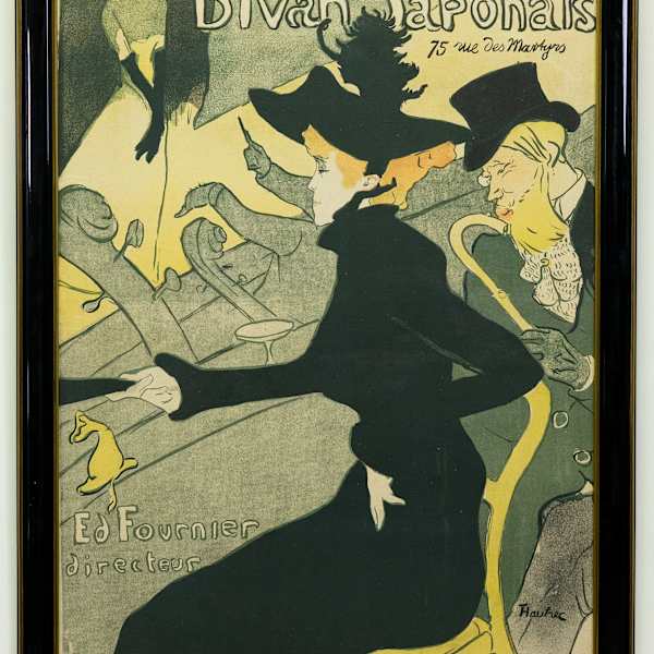 Le Divan Japonais by Henri de Toulouse-Lautrec, Image 1.