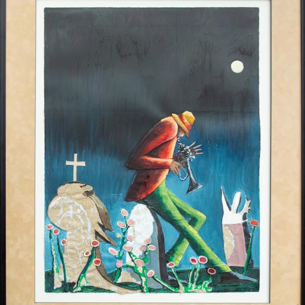 Only the Moon Knows by Benny Andrews, Image 10.
