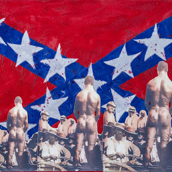 Confederate Flag Series: Invitation to a Barbecue by Johnnie Mae Maberry, Image 3.