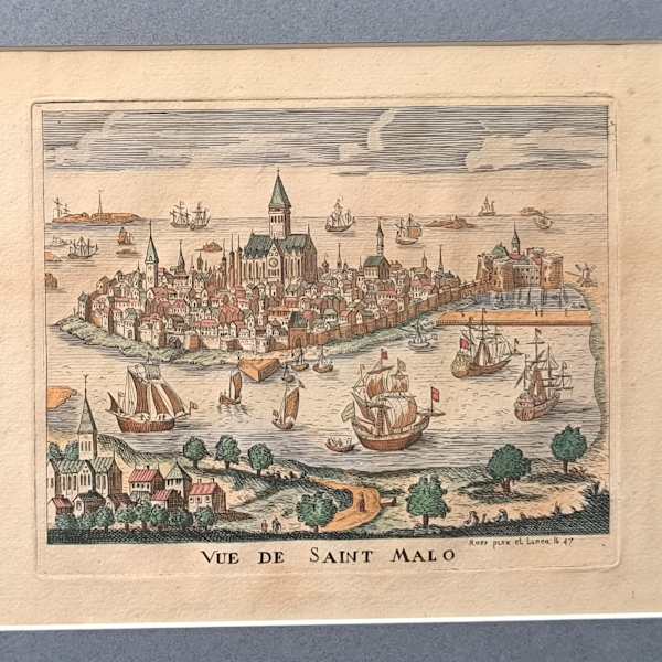 Vue de Saint-Malo by Ross, Image 1.