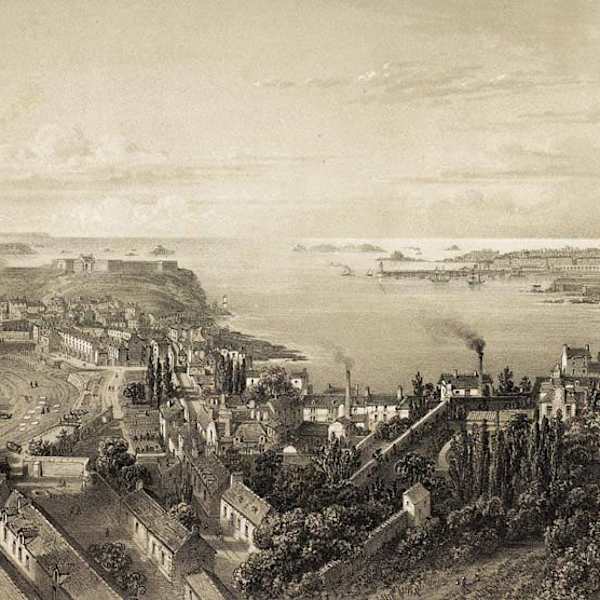 Saint-Malo et Saint-Servan avec Dinard. by Felix Benoist, Image 1.