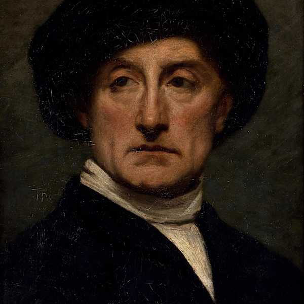 A Portrait of a Man Wearing a Black Velvet Beret by Henri Jean Theodore Fantin-Latour, Image 3.