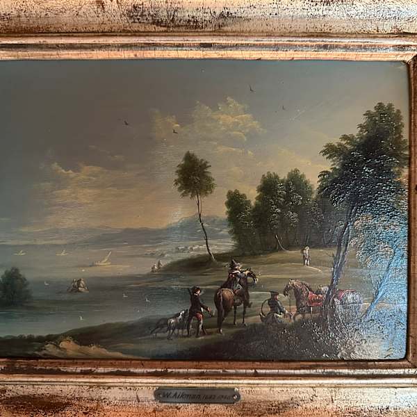 Pair of landscapes by William Aikman, Image 1.