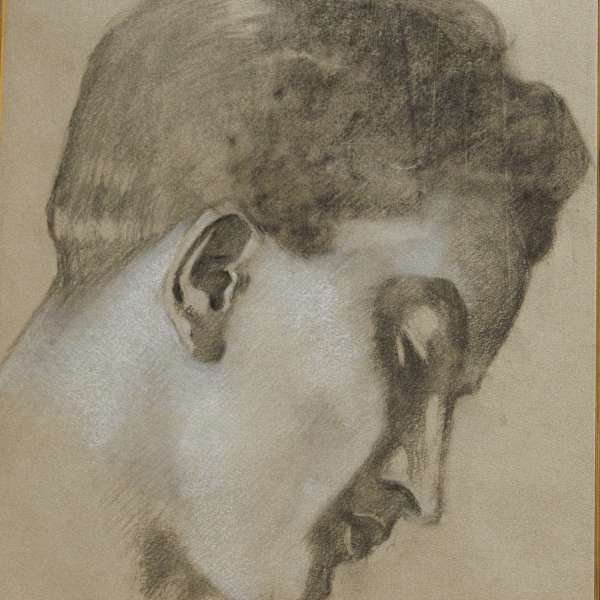 Kopfstudie 3 (Head study 3) by Augusto Giacometti, Image 2.