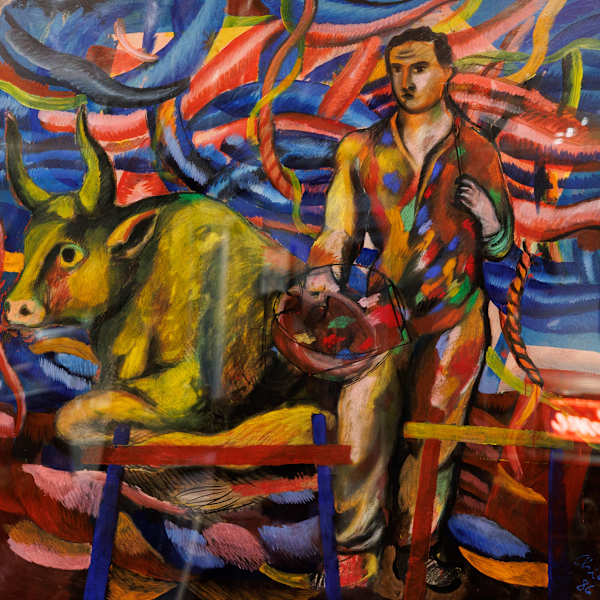 The Bull and the Painter by Sandro Chia, Image 2.