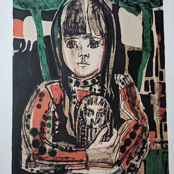 Aurelia and Owl by Francoise Gilot, Image 1.