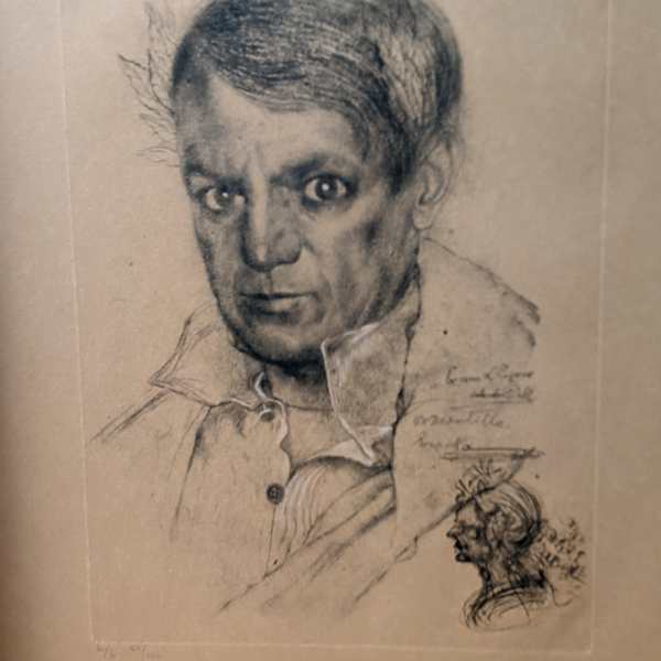 Portrait of Picasso as Emperor by Salvador Dali, Image 1.