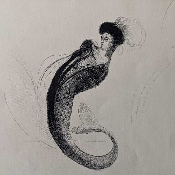 D' Album Planches D' Essai (Mellerio 188) "Sirene" by Odion Redon, Image 1.